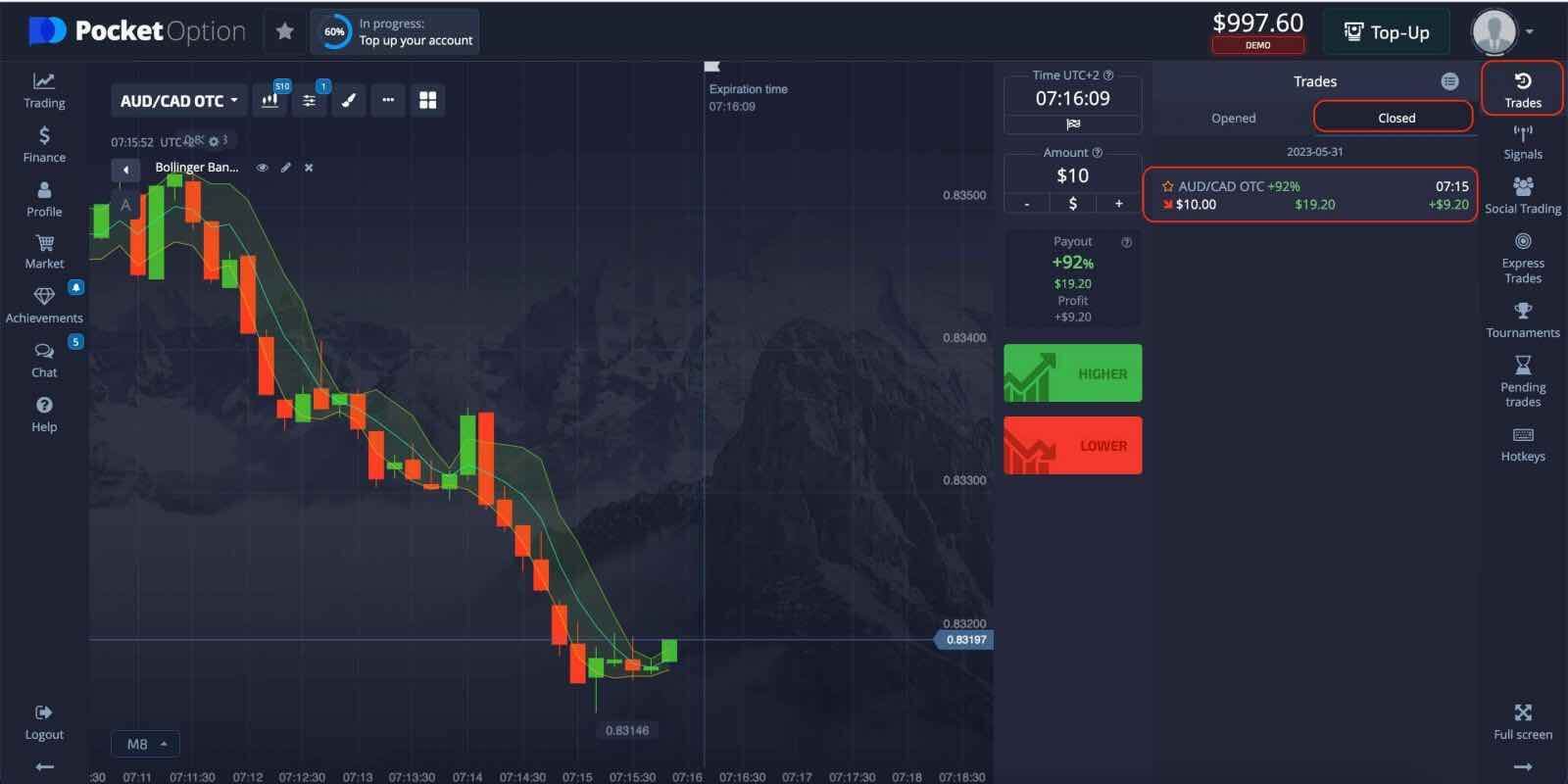 Come fare trading su Pocket Option per principianti